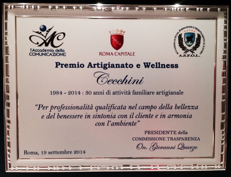 Premio Artigianato e Wellness